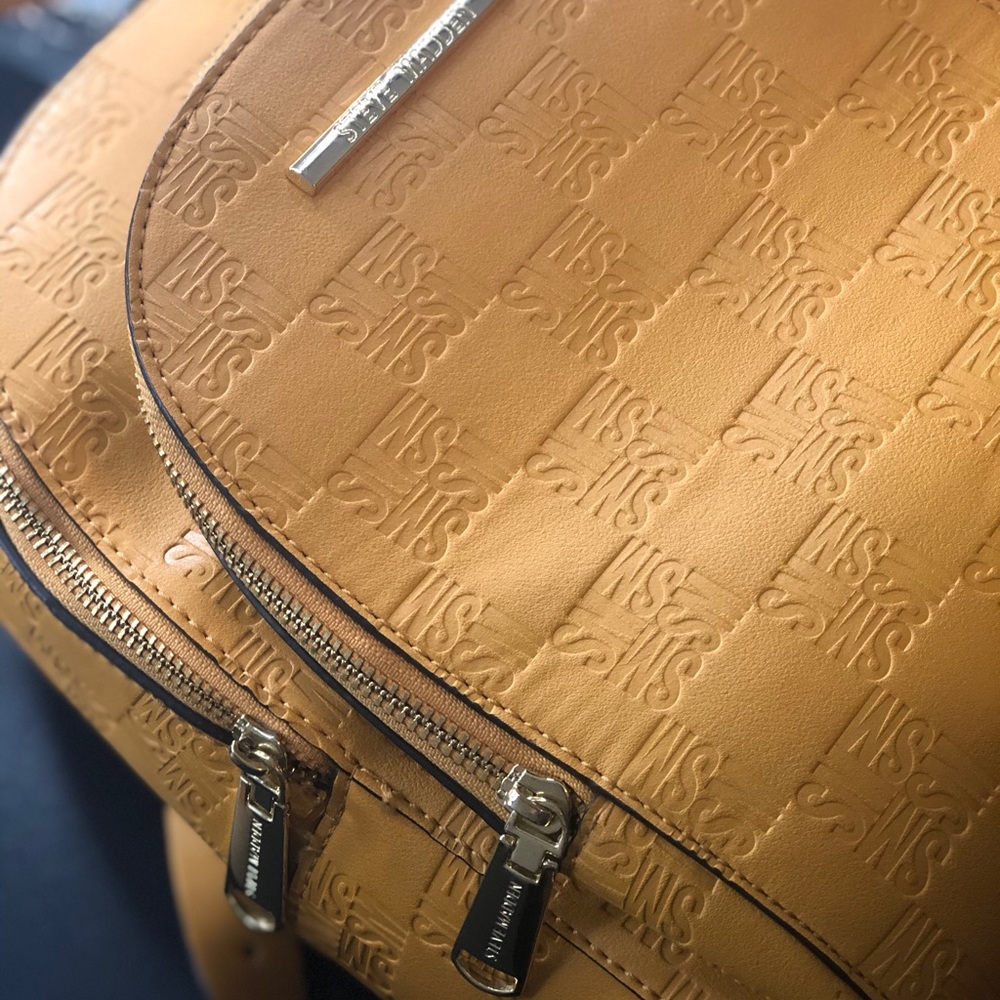 Yellow Steve Madden backpack